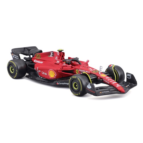 Burago Ferrari F1-75 - 2022 - #55 C. Sainz Jnr 1:18