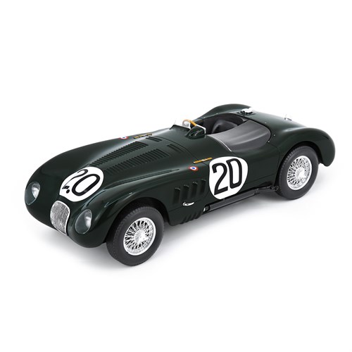 Spark Jaguar C-Type - 1st 1951 Le Mans 24 Hours - #20 1:18