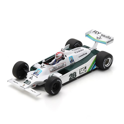 Spark Williams FW07 - 1st 1979 British Grand Prix - #28 C. Regazzoni 1:18