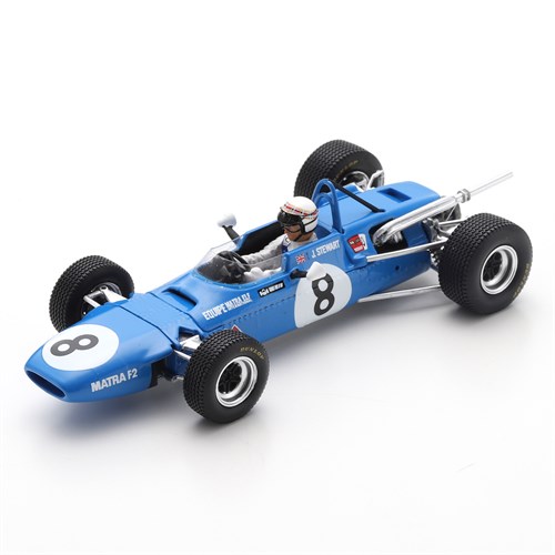 Spark Matra MS7 - 1st 1968 Pau F2 Grand Prix - #8 J. Stewart 1:43