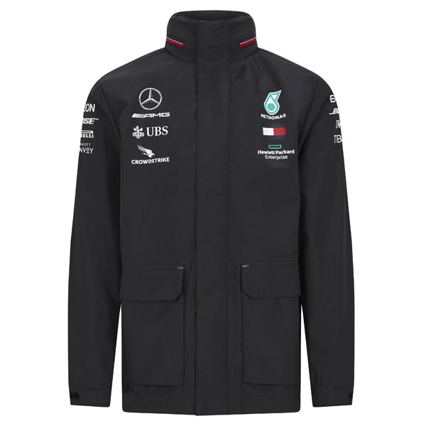 Mercedes-AMG Petronas Motorsport 2020 Team Rain jacket in black