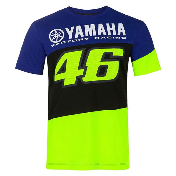 Mens Valentino ROSSI VR46 2020 Moto GP Short Sleeve T Shirt Black 