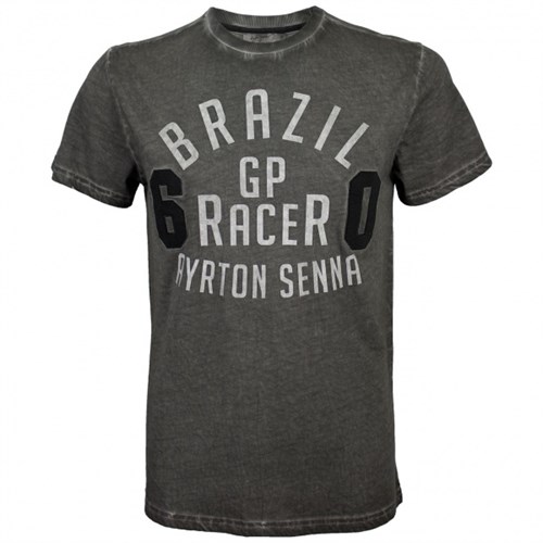 Senna GP Racer T-Shirt - Grey