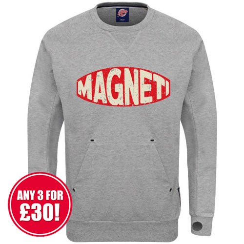 Retro Legends Magneti sweatshirt in grey