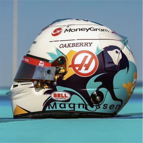 Spark Kevin Magnussen Haas Helmet - 2024 1:5