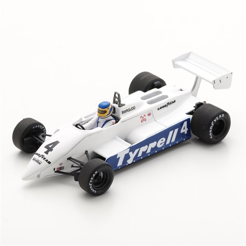 Spark Tyrrell 011 - 1982 South African Grand Prix - #4 S. Borgudd 1:43