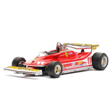 Model Car No.12 Ferrari 312 T4 GP Monaco GP Monaco 1979 Brumm 1:43 with figure of driver Ready-made