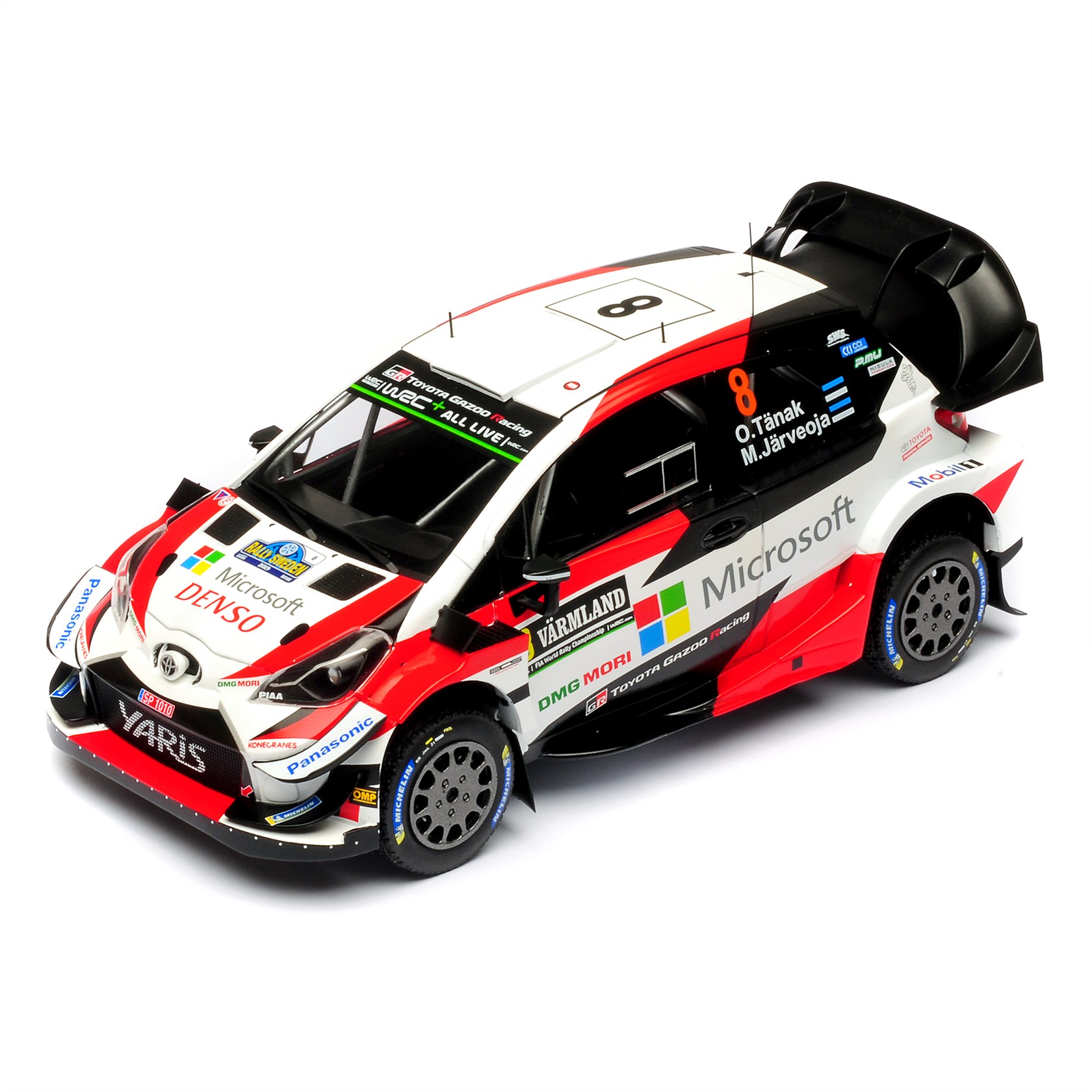 Details about   1:43 IXO TOYOTA YARIS WRC #5 Rally Sweden 2019 RAM709 Diecast Models Collection 